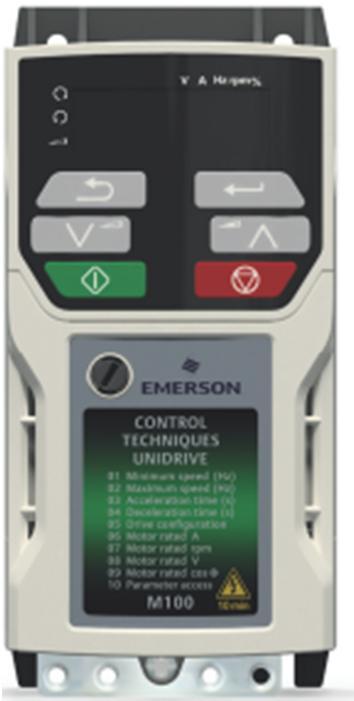 Unidrive M100 Kustannustehokas taajuusmuuttaja perussovelluksiin Kuljettimet, pumput, puhaltimet ja sekoittajat Ohjaus I/O:n tai panelin kautta Vektori- tai V/f-säätö oikosulkumoottorille