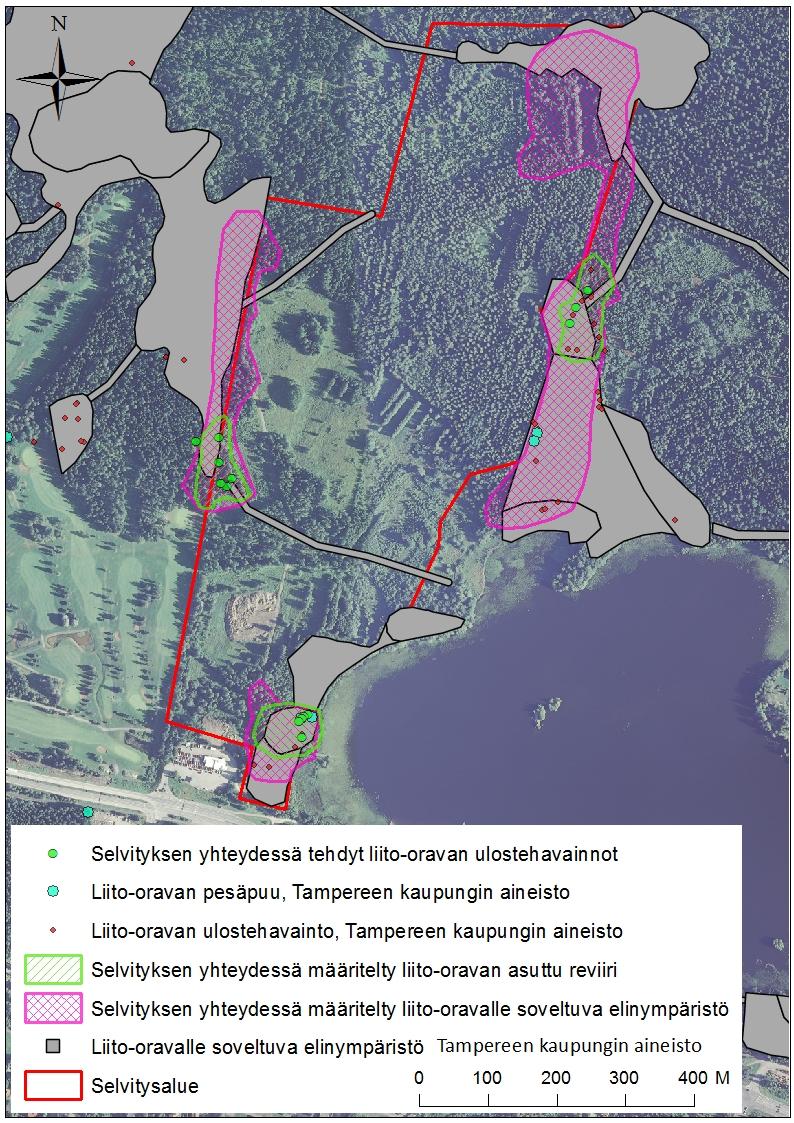 14 (14) 27.1.2017 Frisbeegolfradan luontoselvitys Liite 2. VAIN VIRANOMAISKÄYTTÖÖN.