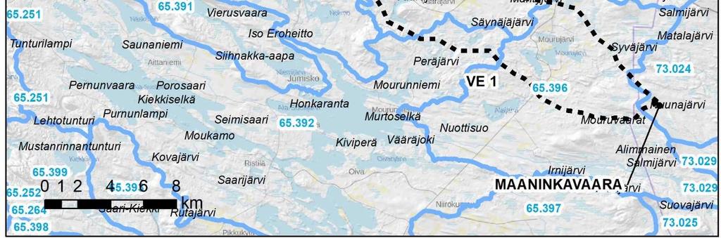 Lämpötilan vuorokaudensisäinen vaihtelu on suurempi kuin muualla Suomessa.