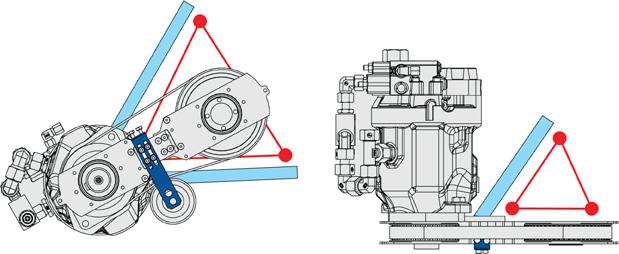 Kuva 12: Kampiakselin adapterin asentaminen Tarkista hihnapyörän kiristysmomentti ajoneuvovalmistajan antamista teknisistä tiedoista.