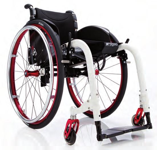 Ego Ultrakevyt kokoontaitettava aktiivipyörätuoli on varustettu monipuolisilla säätömahdollisuuksilla.