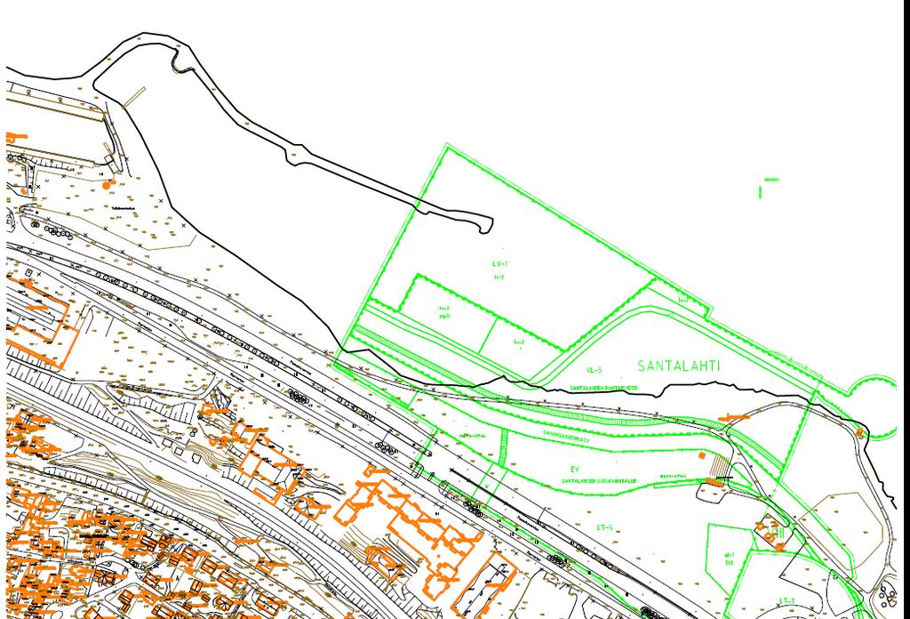 Santalahden rantapengerryksen sedimenttitutkimukset, raportti 8.5.2011 2 1 TUTKIMUSTEN TARKOITUS Santalahden eritasoliittymän johdosta Santalahden alueella on ollut vireillä asemakaavamuutos.