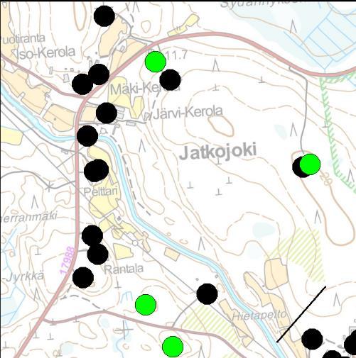 4. JATKOJOKI 1951 1972 1987 1993 2007 2015 Asuntojen lukumäärän kehitys Rakentamispaineen kasvu prosentteina Palvelujen saavutettavuus Alakoulu: 2,0 3,5 km Yläkoulu: 10,0 11,0 km Päiväkoti: 2,0 3,5