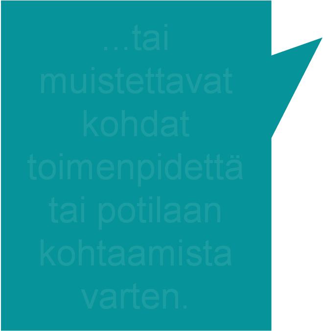...tai muistettavat kohdat