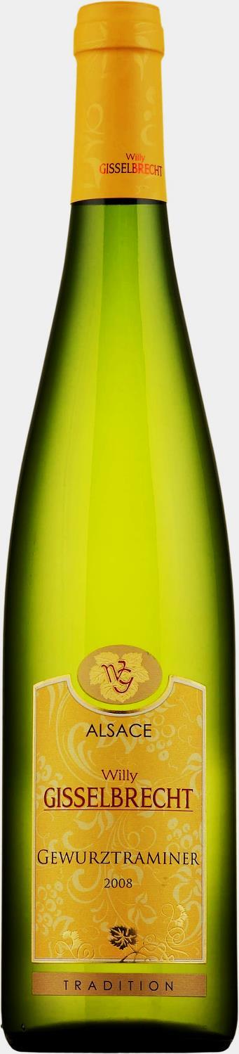 Gisselbrecht Gewurztraminer Tradition 2016 GEWÜRZTRAMINER AC Alsace Puolimakea, keskihapokas, litsiluumuinen, kevyen hunajainen, mausteinen, kukkainen ALKOHOLI: 13,0 % PAKKAUS: pullo SOKERI: 16,0 g/l