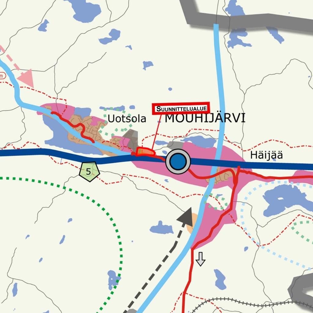 alueen omaleimaisuutta. Alueen suunnittelussa on kiinnitettävä erityistä huomiota kulttuuriympäristön, maiseman ja luontoarvojen säilymiseen.