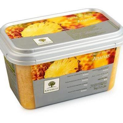 Pakastepyreet Multicatering Ravifruit ananaspyree 90% 1kg 5x1kg 0358473 Multicatering