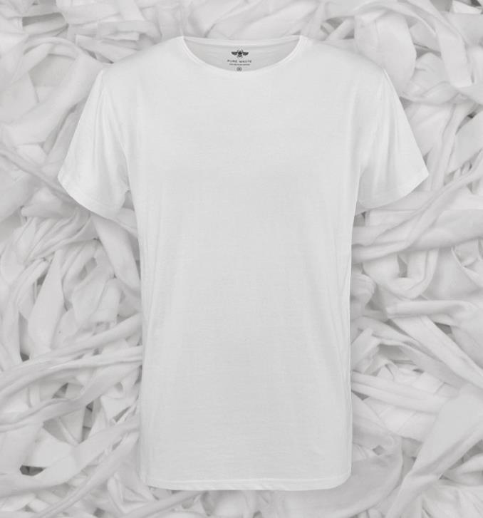 waste to textiles Yarn made containing 20 % postconsumer, 40 % pre-consumer and 30 % of polyester Further step to