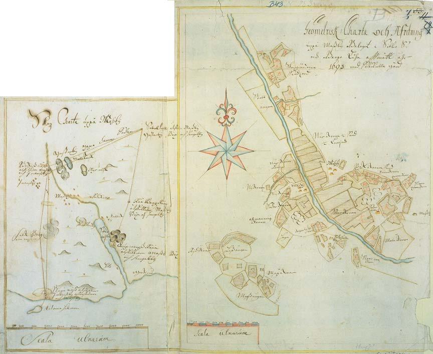 Samuel Broteruksen vuonna 1693 laatimalla Massbyn kylän kartalla ei ole enää mitään merkkejä latokartanosta tai sitä ympäröineistä autiopyöleistä.