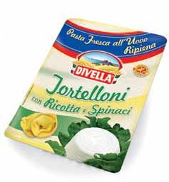 Pronssipuristettua tuorepastaa, herkullisella ricottajuusto ja pinaatti