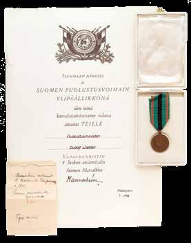 2. Tasavallan presidentti Risto Rytin ilmoitus Mannerheimille hänen elinikäisestä suurmestariudestaan Vapaudenristin ritarikunnassa ja hänen nimeään kantavan uuden ritarin