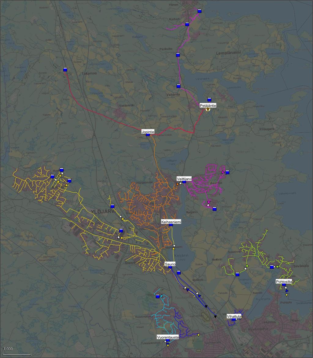 FCG SUUNNITTELU JA TEKNIIKKA OY Raportti 8 (47) 3.