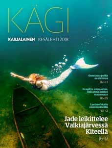 KÄGI-KESÄLEHTI Karjalaisen kesälehti Kägi Kägi on aikakausilehtityyppinen kesämatkailijan suosikkilukemisto, jota painetaan noin 95 000 kpl.