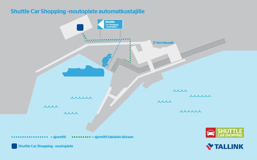 Shuttle Car Shopping etukupongilla saat 40 euron hyvityksen tilauskaavakkeella tekemistäsi