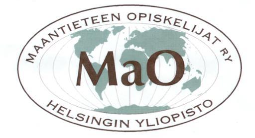 MAANTIETEEN OPISKELIJAT RY PAIKKA: Geopiste, Physicum AIKA: 18.1.2018 klo 18.00 LÄSNÄ: Iivari Laaksonen Sari Aroalho Tanja Palomäki Kia Eerikäinen Jouko Lappalainen Jussi Torkko, poistui kohdassa 9.