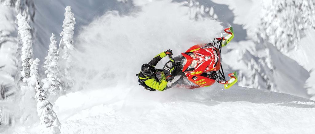 FREERIDE Ketteryys ja asenne komennossasi. Seuraa Freeride-ammattilaisten seikkailuja. Käy osoitteessa facebook.com/skidoomountain.