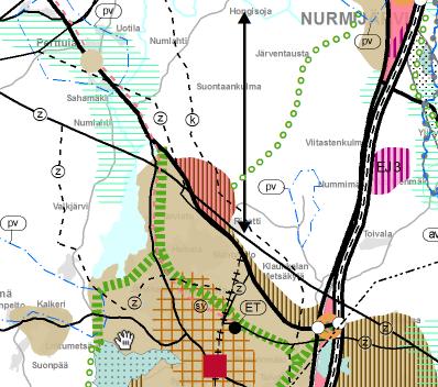 Ote Klaukkalan osayleiskaavaluonnoksesta Ote Uudenmaan vahvistettujen maakuntakaavojen