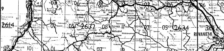 5 Kuva 1. Tutkimusalueen sijainti karttalehtien 2631 03, 06, 09, 12 ja 2633 03 alueilla. Pienennös GT 14 kartasta. 2. SUORITETUT TUTKIMUKSET Törmäsjärven alueen volframitutkimukset aloitettiin keväällä 1981.