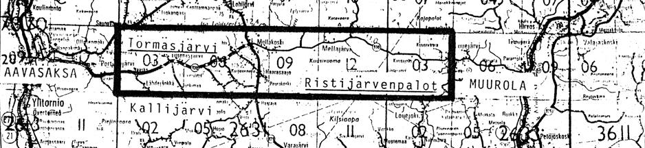 Geologian tutkimuskeskuksen tekemiä geofysikaalisia maastomittauksia 131,5 km2 suuruiselta alueelta ja aerogeofysikaaliset matalalentokartat.