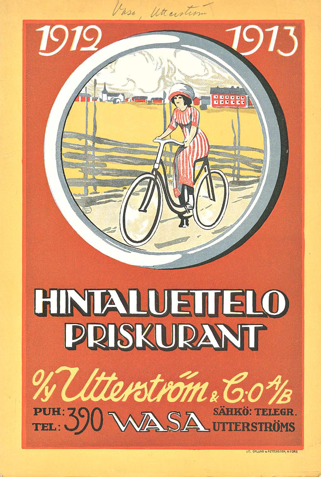 1913 1913 HINTALUETTELO PRISKURANT