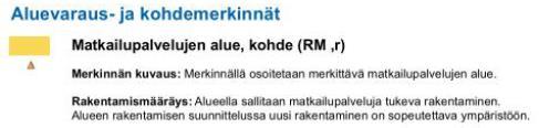 Alueella on voimassa merkintä VU-2: