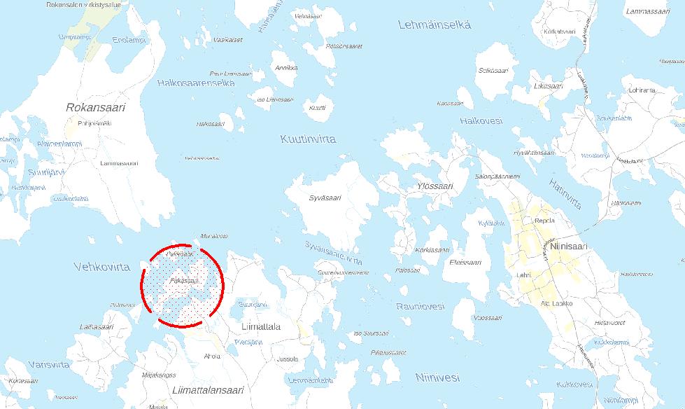 Puumalan kirkonkylä sijoittuu kuvan oikeaan yläkulmaan. 1.2 Suunnittelutilanne Maakuntakaava Etelä-Savon maakuntaliitto hyväksyi Etelä-Savon maakuntakaavan 29.5.2009.