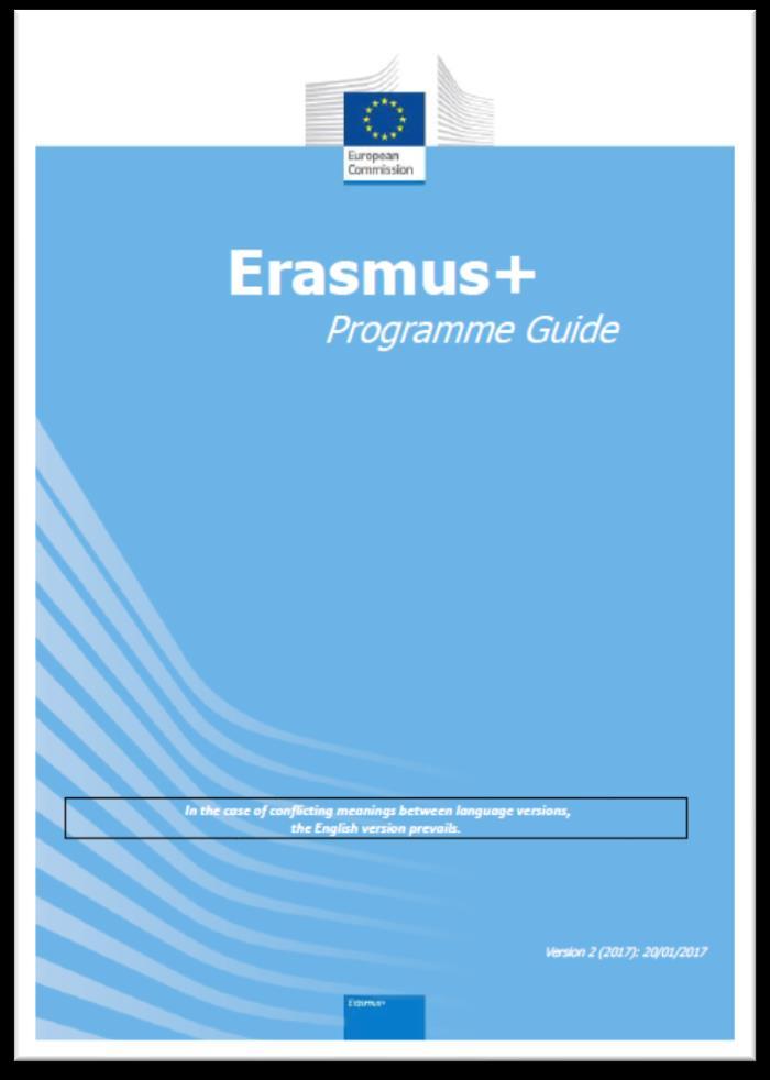 Erasmus+ taloussäännöt kumppanuushankkeille (1/2) Hakuvaiheessa Erasmus+ Programme Guide (2018): Strategic partnerships: