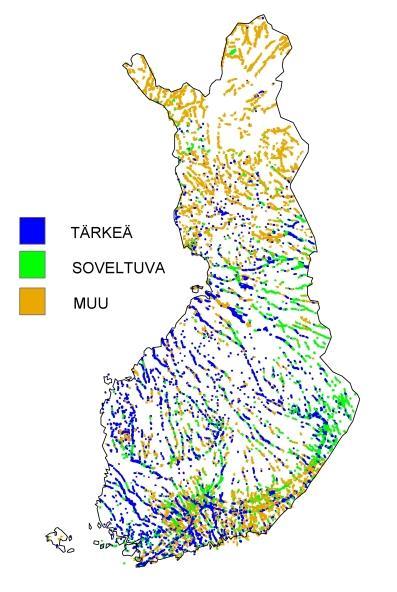 Pohjavesi Suomessa (Katko 2017) Yli 6000 pohjavesialuetta Pohajveden