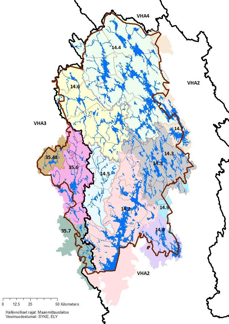 Keski-Suomen vesienhoidon toimenpideohjelman viimeistely Keski-Suomen vesienhoidon toimenpideohjelma sisältää sekä pintavedet että pohjavedet