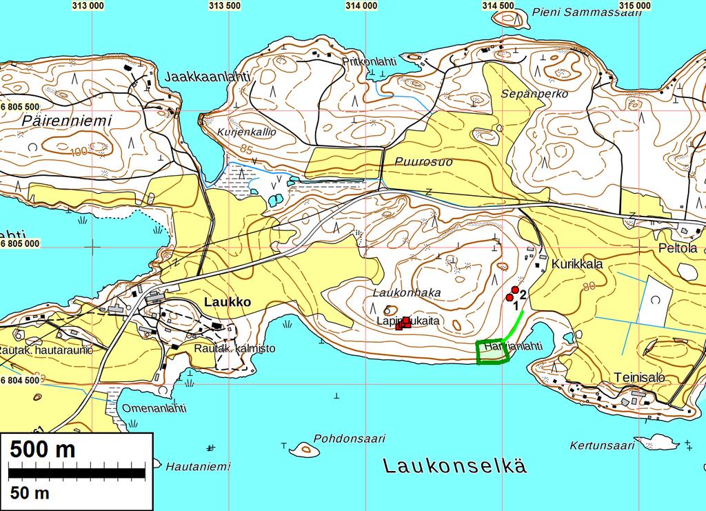 2 Sisältö Perustiedot... 2 Inventointi... 3 Kuvia... 4 Kartat... 5 Muinaisjäännökset... 7 1 VESILAHTI HARVIANLAHTI 1... 7 2 VESILAHTI HARVIANLAHTI 2.