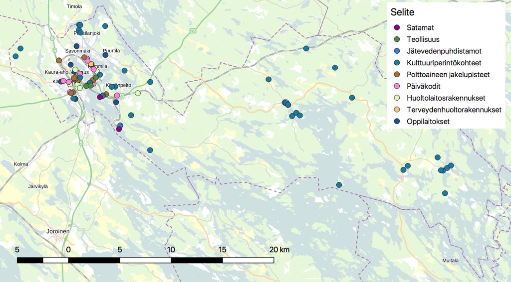 3.3.1 Muutoksia alustavien hulevesitulvakarttojen lähtötietoihin Kunnalla on halutessaan mahdollisuus esittää muutoksia alustavien hulevesitulvakarttojen lähtötietoihin, jotta hulevesitulvan