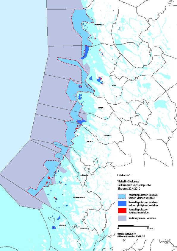 kansallispuisto 91 200 ha, pituus 125 km, leveys 1-10 km vedenalaisten luontotyyppien, kuten riuttojen ja särkkien sekä näillä