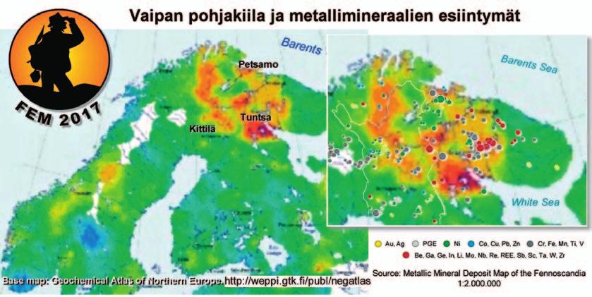 Laaja pohjakiila liittyy Solovetskin vaippapatsaan toimintaan Vienanmeren alueella 2,72 2,66 miljardia vuotta sitten, jolloin nuo syvältä nousseet kivisulat olivat maailmanlaajuisesti hyvin
