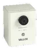 jälkilämmittimeksi Termostaatti 8087000 Termostaatti -30 C - +30 C 85,00 105,40 7911232 - vaihtokärjet - merkkivalo - sopii Vallox Tuloilmalämmitin 1000:n ohjaukseen Vallox MLV Multi -kanavapatteri