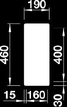 BLANCO SBLINE 320-F, SILGRANIT, huullettava 130 30 190 40 F Lapetek Lino 40-A Yhdysputki Puhdistus- ja hoitoaine 22100 Blanco Subline 160-, Silgranit, alumetallic 295 366 22102 Blanco Subline 160-,