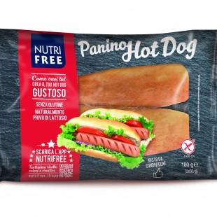 NUTRIFREE, HOT DOG SÄMPYLÄ, 2 KPL/PKT Italialainen maku, rakkaus ruokaan, siitä syntyy pehmeä, gluteeniton laktoositon Hot Dog, joka ei sisällä trooppisia öljyjä.