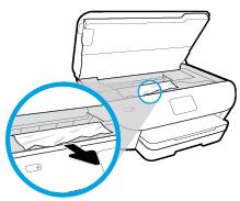Jos et poista kaikkia paperinpaloja tulostimesta, syntyy uusia paperitukoksia. c. Napsauta paperipolun kansi takaisin paikalleen. 4.