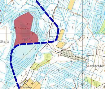 4. Keidasräme (KeR), tupasvilla- (TR) ja isovarpuräme (IR) (Porrasneva) [NT] Kasvillisuuskuvaus: Ojittamaton suo alueen keskiosan itäreunassa. Suon eteläosassa on muutamia allikoita.