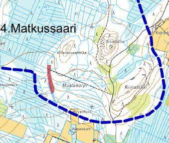 5. Luonnontilainen puro (Killerkuusenoja) [VU] Kasvillisuuskuvaus: Luonnontilainen puro, jonka varrella kasvaa noin 50 metriä leveällä vyöhykkeellä hakkuissa säästettyä mustikkatyypin (MT) tuoreen