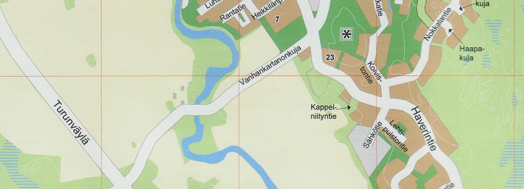 varrella. Korttelia 60 rajaavat muilta sivuilta Keskustie, Vainionperäntie ja Jokitie.