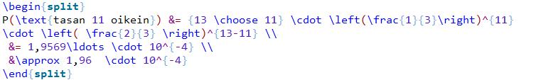 Esimerkki 3.10.2. Satunnaismuuttuja x N(100, 15). Määritä P (x 80). Ratkaisu. Olkoon z satunnaismuuttuja, jolle z N(0,1), ts. z noudattaa normitettua normaalijakaumaa.