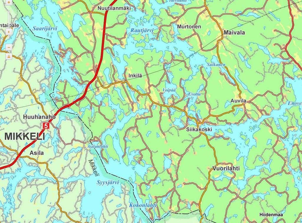 metsätalousvaltainen alue (M-1) 3.