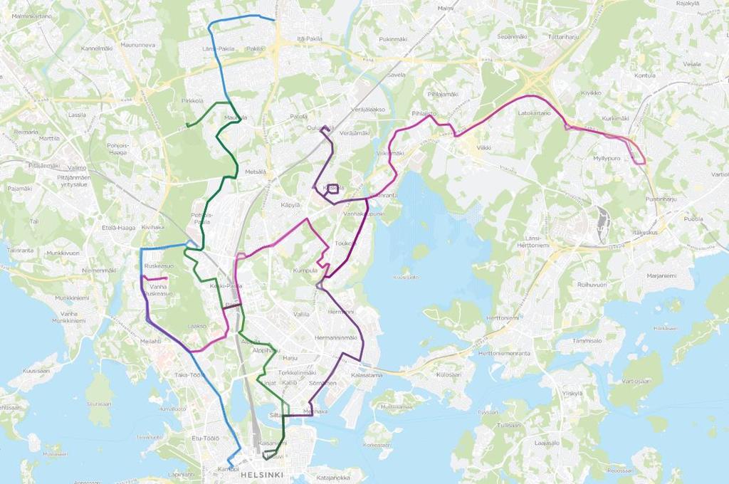 Peruslinjat 63 23 55 506 506 63 23 55 Liikennöivät joka päivä vähintään n. klo 23.