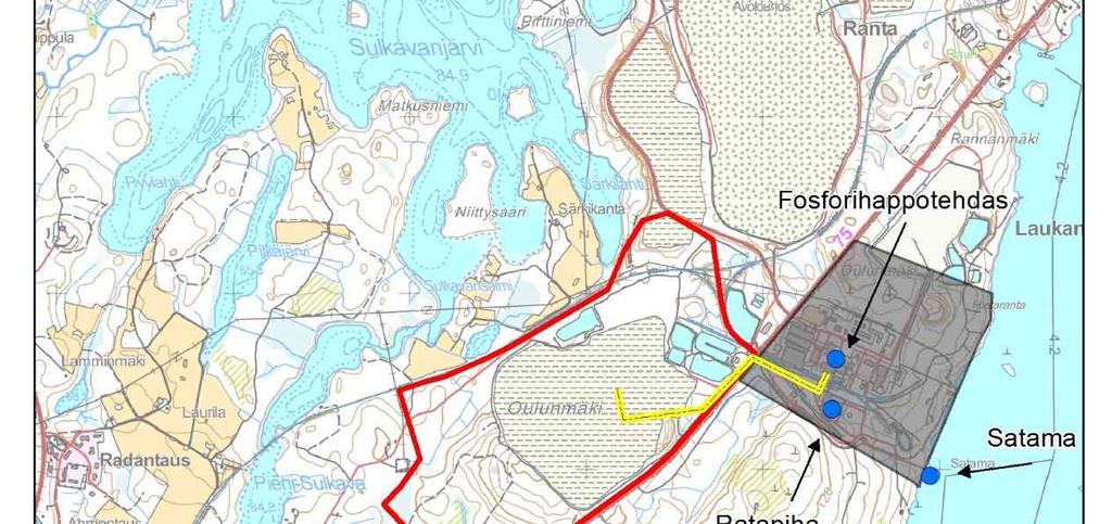 Tuolloin toiminta käynnistyi pasutolla, rikkihappo-, fosforihappo-, ammuniumfosfaattitehtailla ja voimalaitoksella.