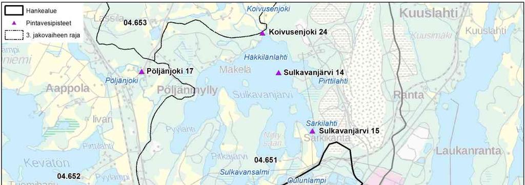 28 typpirajoitteinen (Savo-Karjalan Ympäristötutkimus Oy 2017). Tämä tarkoittaa, että fosforin sijasta lisääntynyt typpikuormitus voi lisätä Pieni-Sulkavan rehevyyttä.