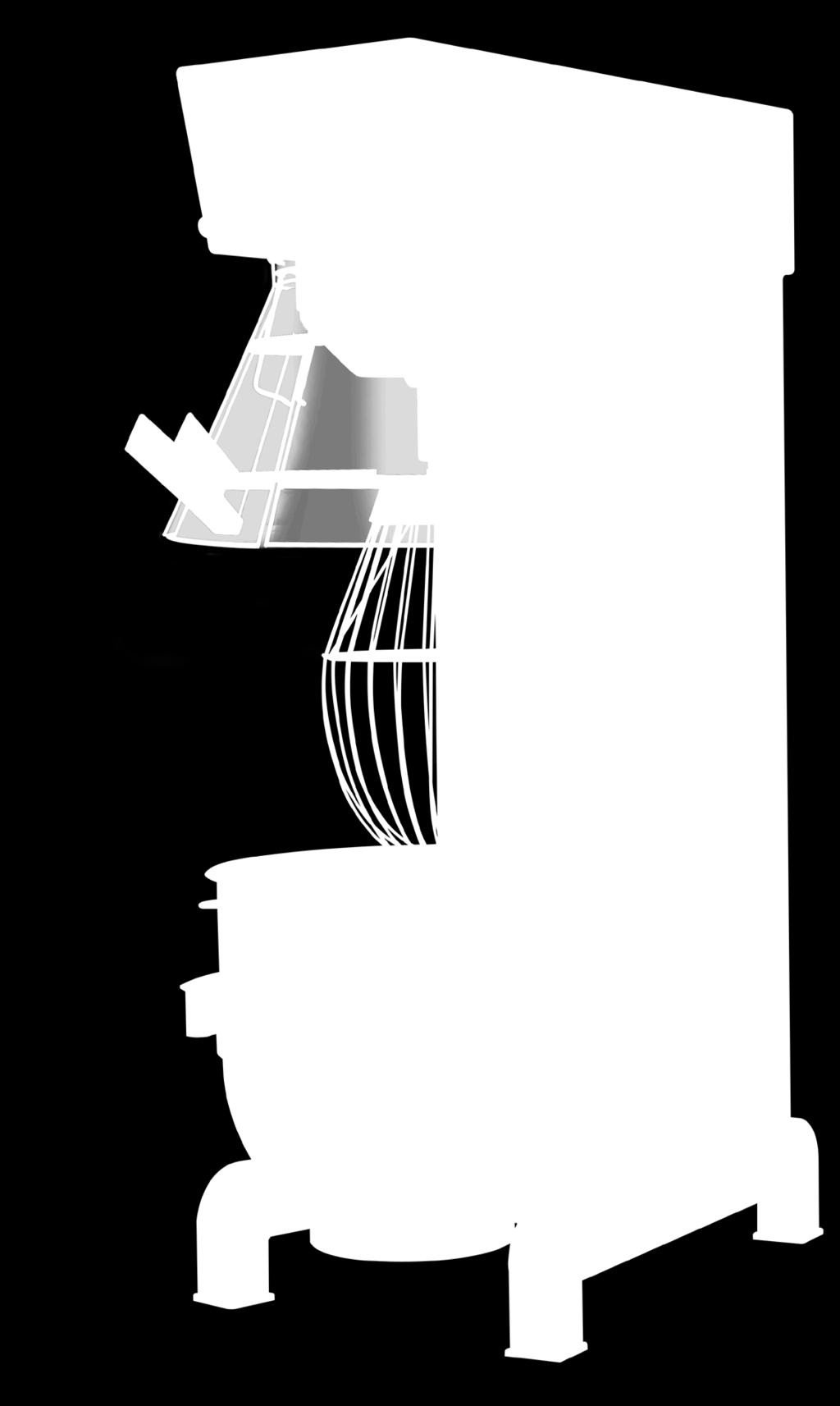3 Sekoittimen rakenne VL-4-ohjauspaneeli Remix-toiminnolla Katso ohjauspaneelin selostus sivulta 4. Hätäpysäytys Magneettianturi, jonka suljettu suojaritilä aktivoi. Suojaritilä - voidaan irrottaa.