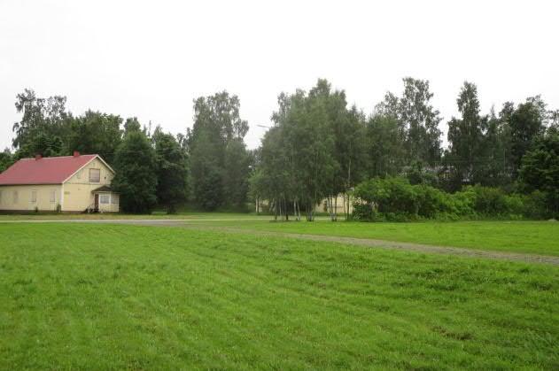 Pohjoisosa. Selvitysalueen pohjoisosan rinne on aidatulla tehdasalueella. Talojen pihat ja puutarhat ovat aiemmin ulottuneet sinne asti (kuva 3, Ramboll Finland Oy 2017).
