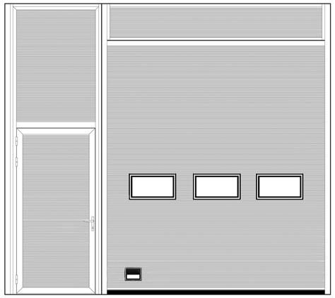 2.3 Kiinteät lamellit Seinään tehtyä aukkoa pienempien ovien ympärille jäävä vapaa tila voidaan täyttää kiinteillä lamelleilla. Kiinteitä lamelleja on saatavana oven yläpuolelle ja sivuille.