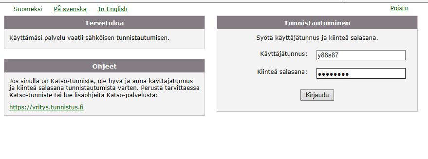 Tunnistautuminen Ns.