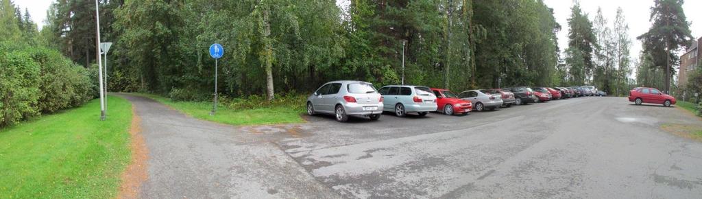 kuva 2. Panoramakuva inventointialueen keskiosasta. Kuvattu lounaasta/lännestä/luoteesta.